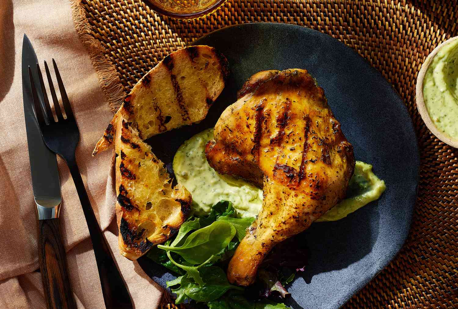 Grilled Chicken with Herbs