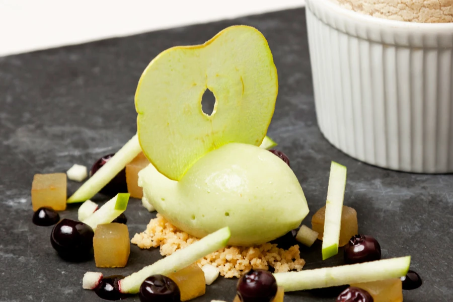 Granny Smith apple sorbet (W.R.ID-18-2QR-25-11-C07C1C62)